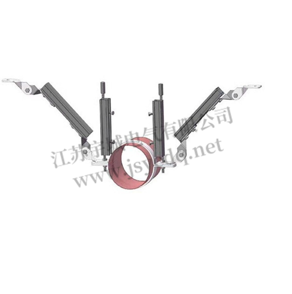 单管侧向支撑装配